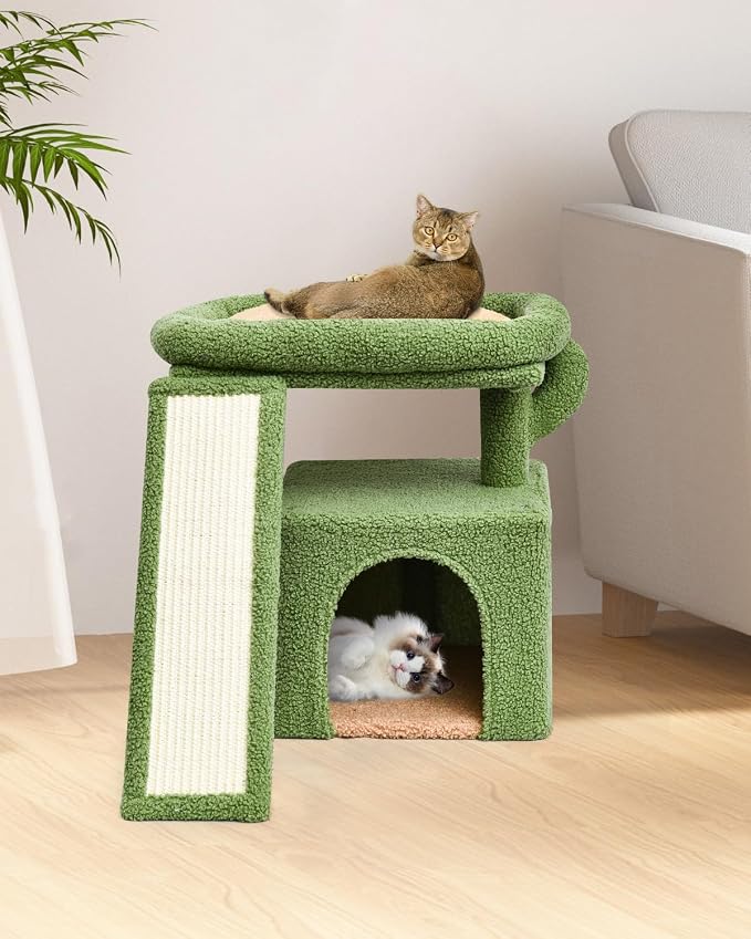 Small Cactus Cat Tree for Indoor Cats, Unique Cactus Cat House - Image 5