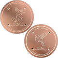 2 Pcs Bird Bath Copper Disk | 99.99% Pure Copper Plate & Birdbath Disk | 0.6mm by Unknown