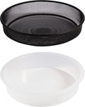 Plastic Round Bird Feeder Bowl and Metal Round Bird Feeder Tray, Wild Birds by Unknown