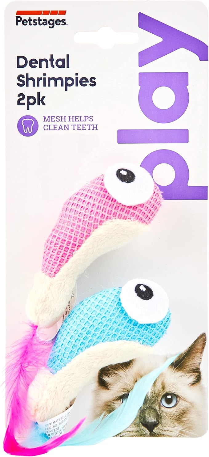 Catstages Petstages Dental Shrimpies Catnip Cat Chew Toy - Image 8