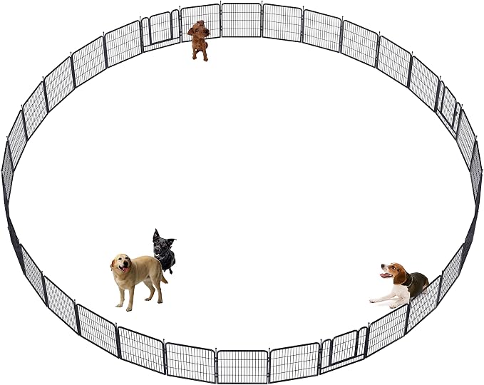 Dog Playpen, 32/40/45 Inch Height in Heavy Duty, Folding Indoor Outdoor - Image 7