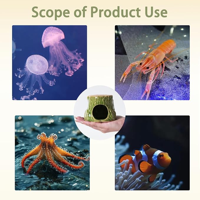 Aquarium Decor Cave Betta Fish Aquarium Accessories Ornaments Hiding Cave - Image 6