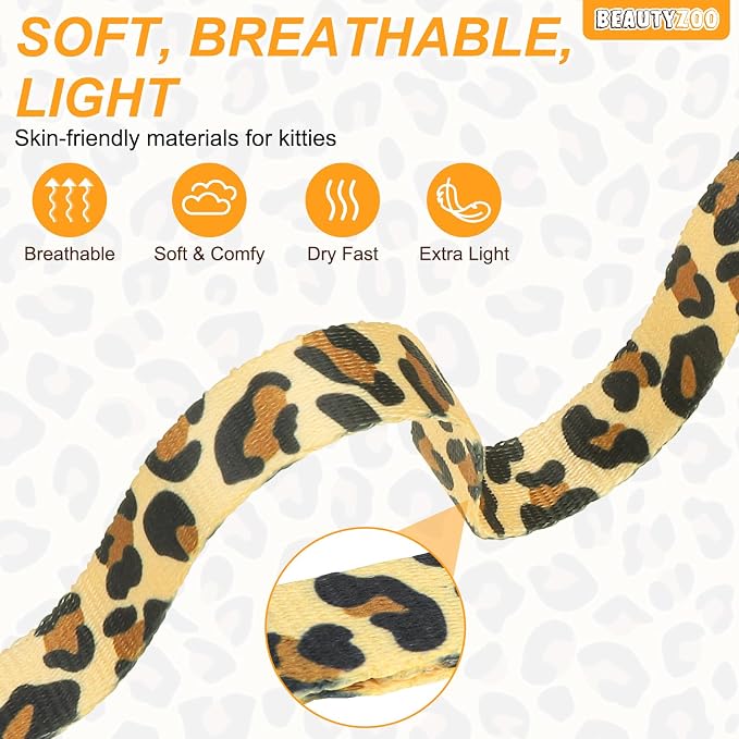 BEAUTYZOO Cat Harness and Leash Set Escape Proof - Image 3