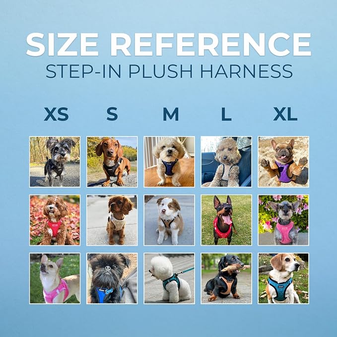 Voyager Step-In Plush Dog Harness – Soft Plush, Step In Vest Harness - Image 7