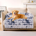 FUNNY FUZZY Pet Fluffy Fuzzy Calming Dog Couch Bed Sofa Protector Washable Pets by FUNNYFUZZY