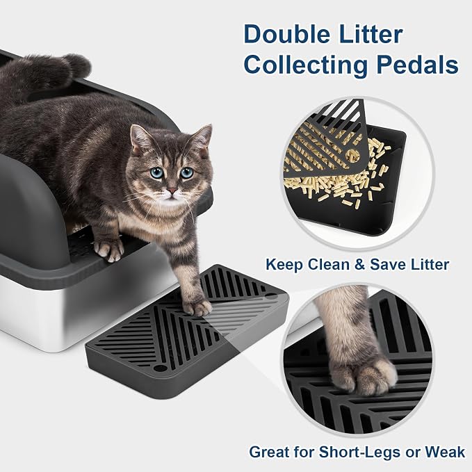 Stainless Steel Cat Litter Box - Image 3