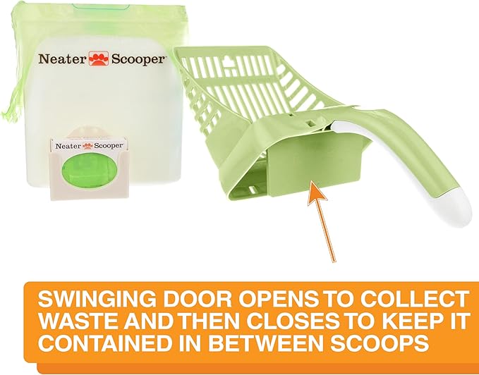 Neater Pet Brands Neater Scooper Standard Cat Litter Scoop, 60 Refill Bags – - Image 3