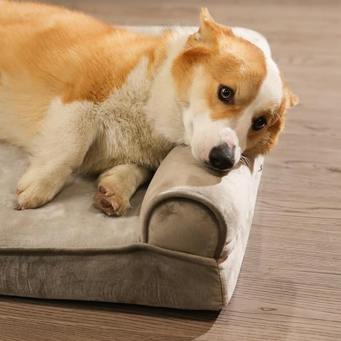 Amazon Basics Dog Bed with Cooling Gel Memory Foam, Pressure-Relief Support - Image 10
