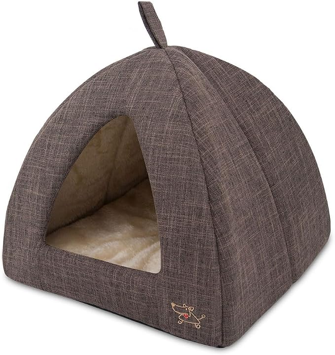 Best Pet Supplies Dog House Bed Crate Mat Tent Indoor Round Soft Plush by BestPetSuppliesLLC
