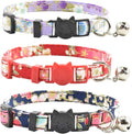 Breakaway Cat Collars with Bell, Durable & Safe Cute Kitten Collars Safety by XPangle