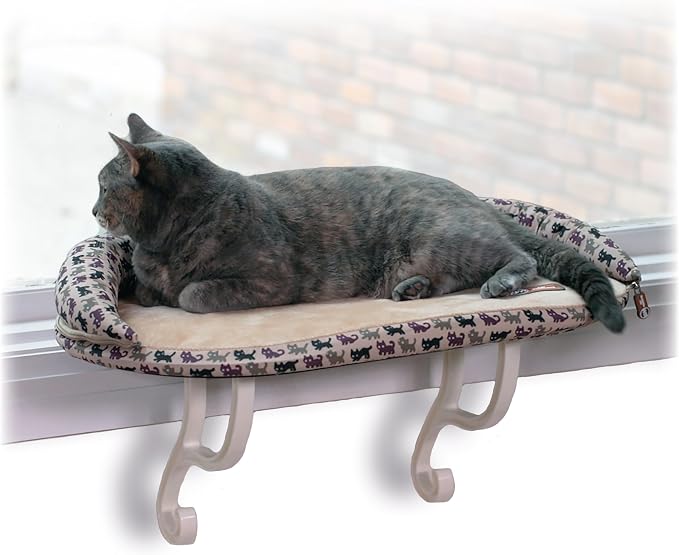 K&H Pet Products Bolster Kitty Sill Cat Window Perch Bed by KHPetProducts