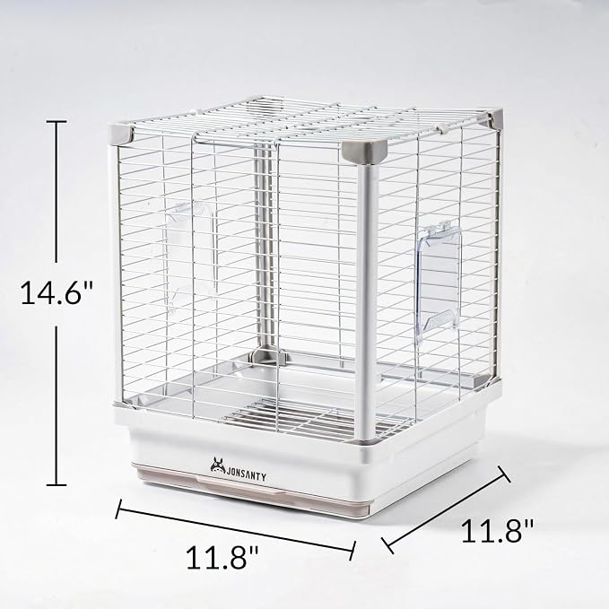 14.6" Portable Travel Bird Cage, Parrot Cage, Ample Room - Image 2