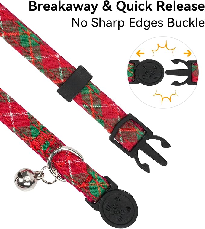 Joytale Upgraded Christmas Cat Collar - Image 4