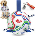 QDAN World Cup Soccer Ball for Dog, 8 Inch Dog Balls by QDAN