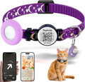 Breakaway Cat Collars with Bell Moons Stars Cute Kitty Adjustable Safe Kitten by Taghelp