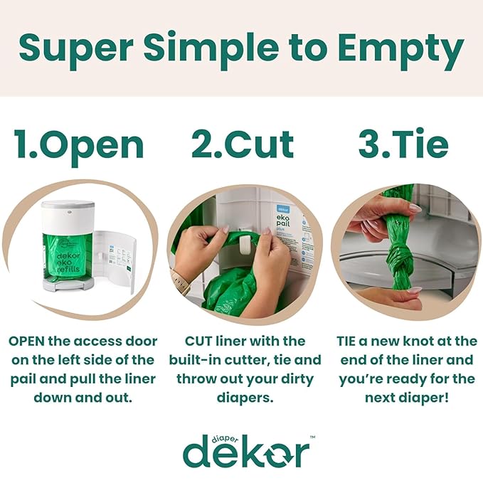 Diaper Dekor EKO Classic Diaper Pail - Image 4