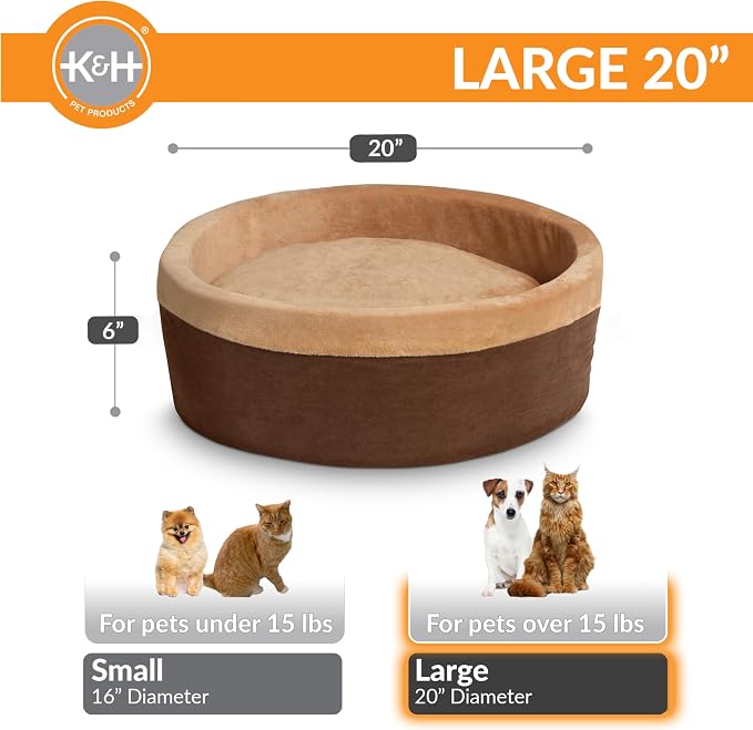 K&H Pet Products Thermo-Kitty Bed Heated Cat Beds - Image 2