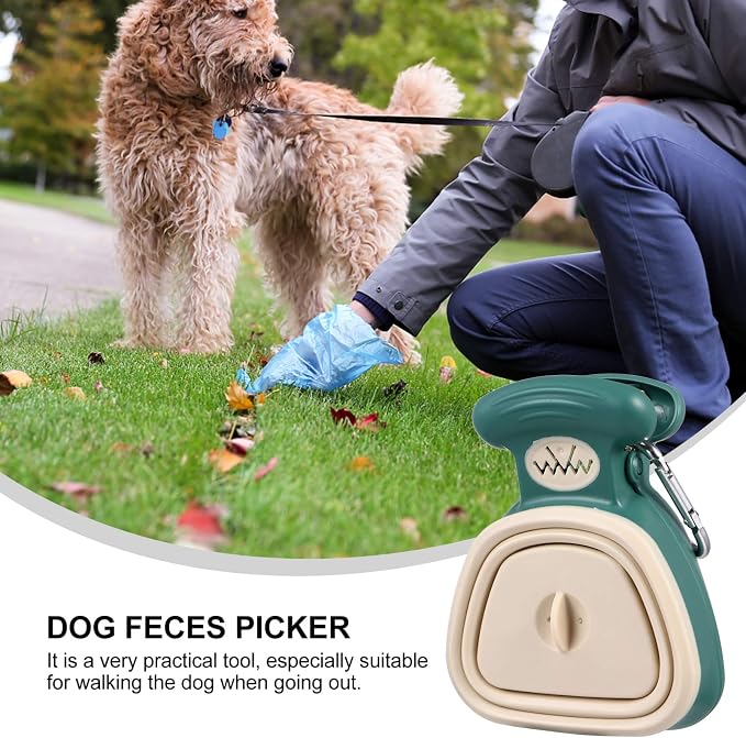 Portable Foldable Dog Poop Picker Outdoor PET Waste Collection Tool Ergonomic - Image 8