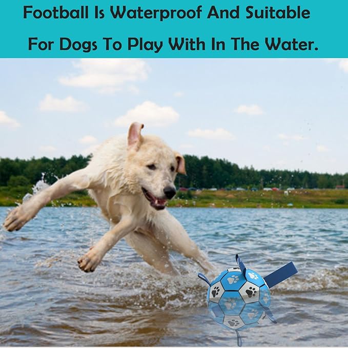 Durable Rope Tug Soccer Ball Dog Toy - Image 3