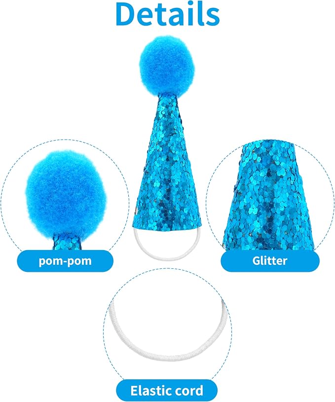 PET SHOW 10 Pack Mini Party Hats - Image 3