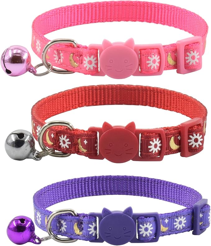 3 PCS Breakaway Cat Collar by XPangle