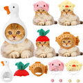 Weewooday 5 Pcs Cat Adorable Costume Pig Chick Goose Watermelon Taiyaki Fish by Weewooday