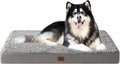 EHEYCIGA Orthopedic Foam Dog Bed, Light Grey by EHEYCIGA