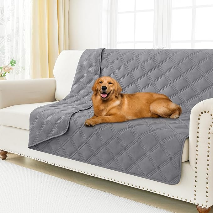 Smiry Waterproof Dog Bed Cover Blanket 52x82, Soft Reversible Pet Blanket by Smiry