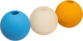 Amazon Basics Interactive Bouncy Durable Rubber Dog Toy Balls, 2.5 inch by AmazonBasics