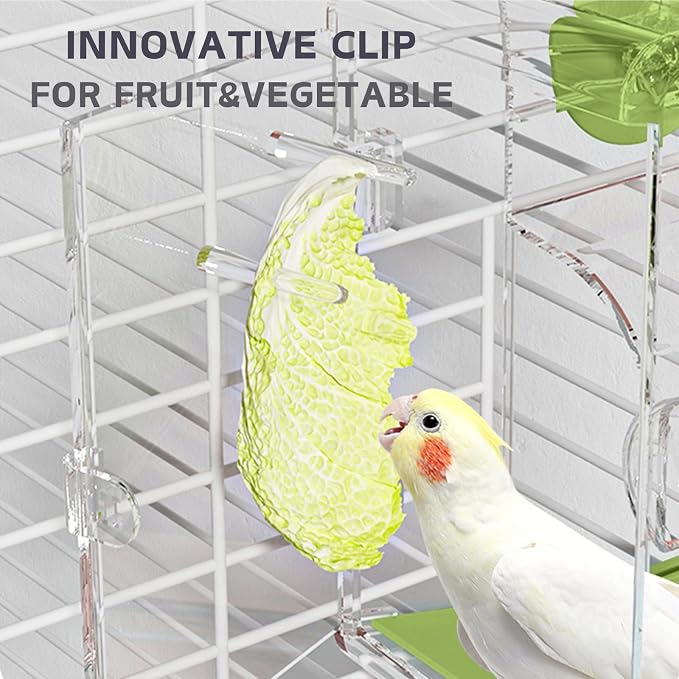 Automatic Bird Feeder, No Mess Bird Cage Feeder - Image 5