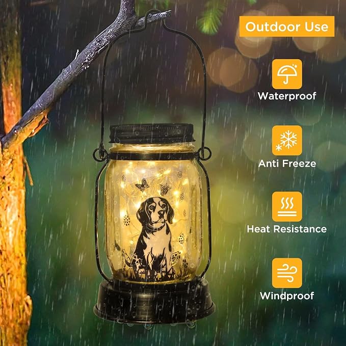 Beagle Gifts for Women/Men Beagle Solar Lanterns Dog Mom Birthday Dog Lovers - Image 4