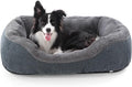 INVENHO Dog Bed Medium Size, Orthopedic Warming Soft Calming Sleeping Puppy Bed by INVENHO