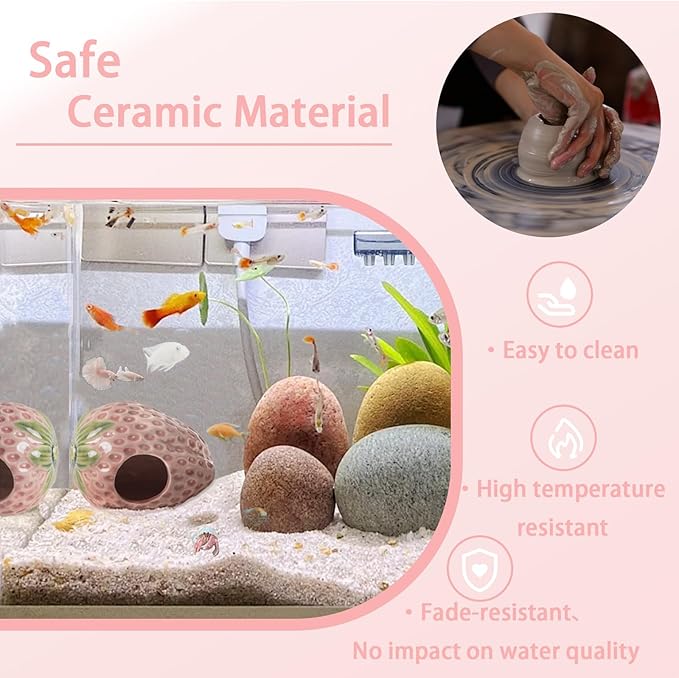 Aquarium Decor Cave Betta Fish Aquarium Accessories Ornaments Hiding Cave - Image 4