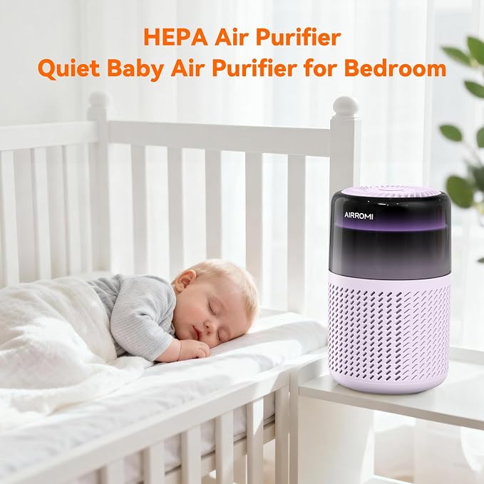 AIRROMI HEPA Air Purifier for Bedroom&Home, Pet Air Purifier for Home Pets - Image 8