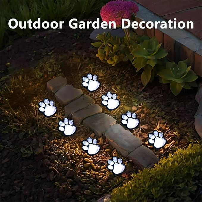 Paw Print Solar Lights - Image 6