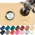 VIVAGLORY Dog Food Mat Flexmat Dog Bowl Mat, Placemat Food Tray by Vivaglory