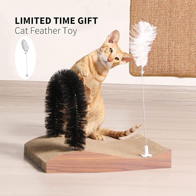 FUKUMARU Cat Self Groomer, 2.0 Version Cat Arch Face Scratcher - Image 4