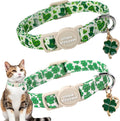 Unique style paws 2 Pack St. Patrick's Day Kitten Collar Breakaway by Uniquestylepaws