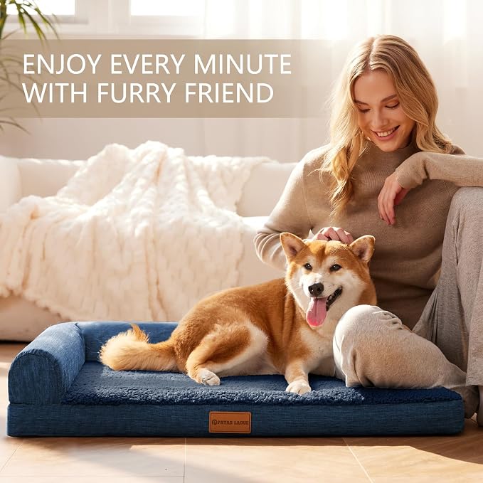 Patas Lague Orthopedic XL Dog Bed Large Sized Dog 48''X30'', Waterproof L - Image 3