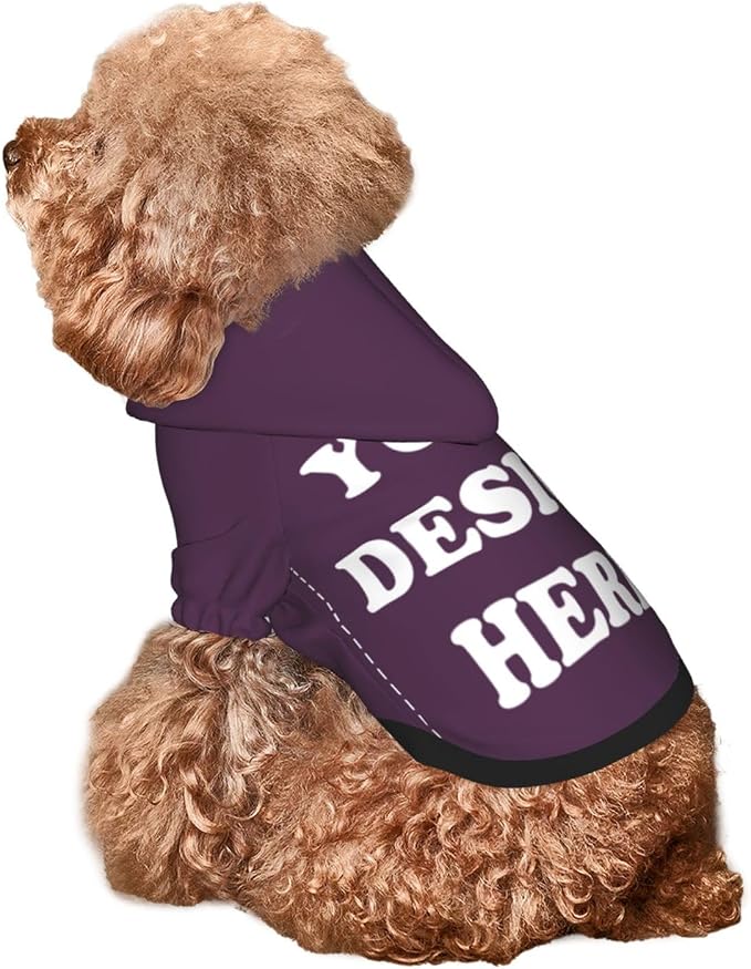 Personalized Chihuahua Dog Hoodie, Custom Pet Warm Sweatshirt Costume - Image 6
