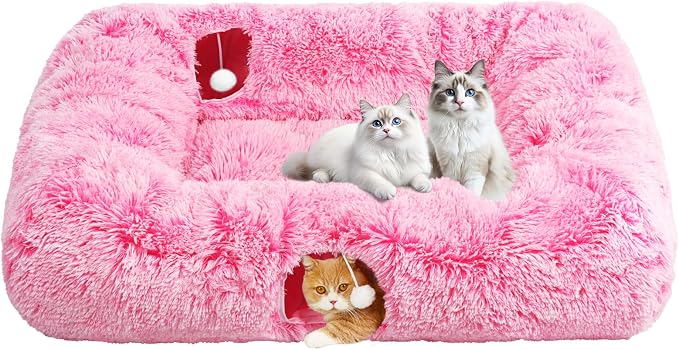Extra Large Cat Tunnel Bed, 4 Ways Tunnels by Unknown