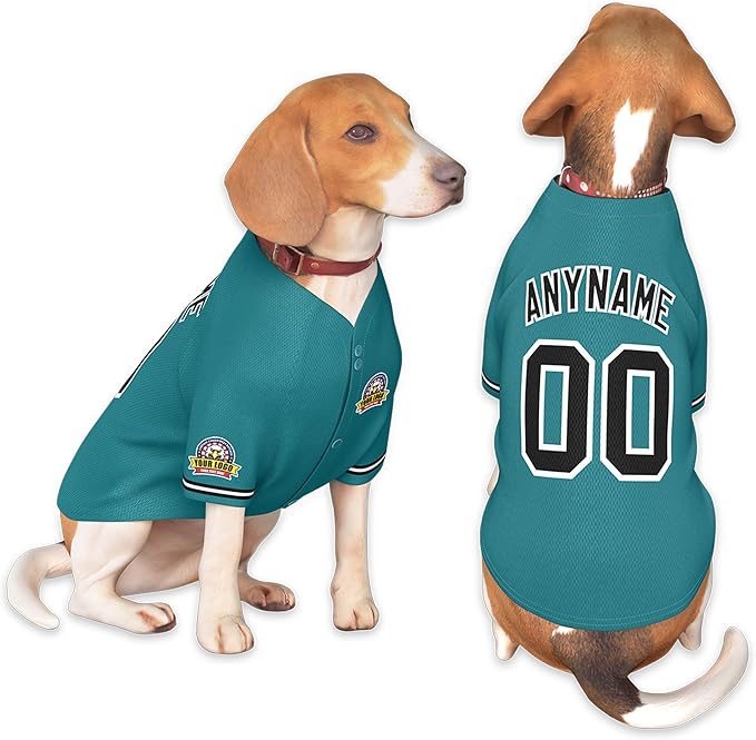 Custom Dog Baseball Jersey by KXK