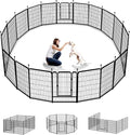 Dog Playpen Outdoor 40 inch 16 Panels Indoor Dog Pen by Jhsomdr