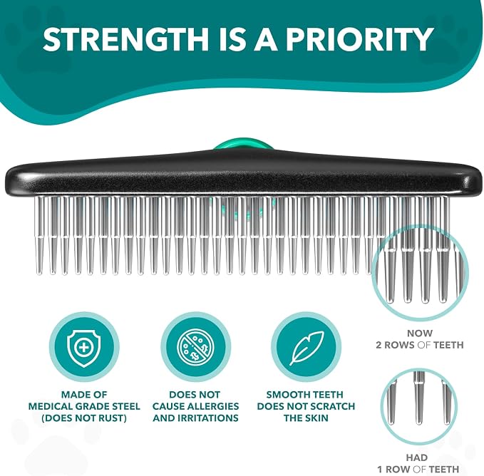 Deshedding Brush Comb - Image 4