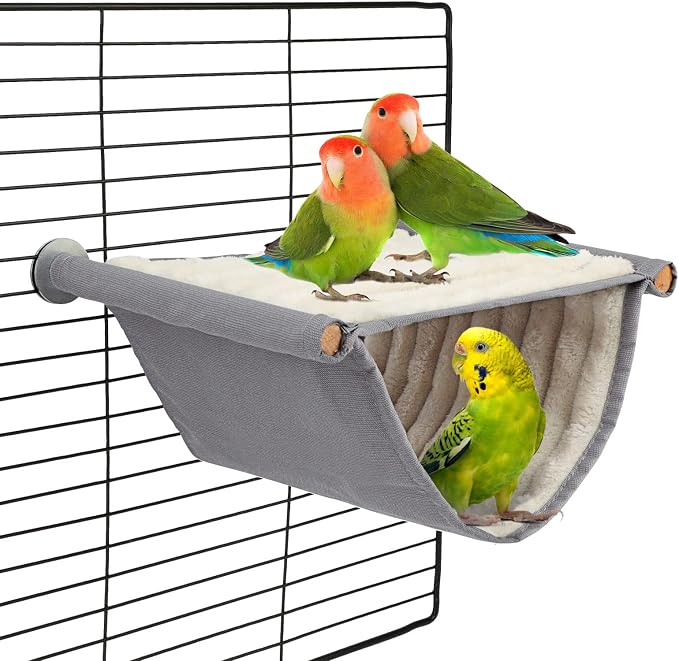 BWOGUE Winter Warm Bird Nest Bed Hanging Hammock Snuggle Hut Parrot House Tent by BWOGUEPetHome