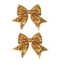 3-inch Sequined Bow Hair Clips For Baby Girls, Kids and Young Women Birthday by Koolgil