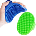 2 Pack Dog Grooming Brush, Premium Soft Silicone Pet Bath Brushes by Brillirare