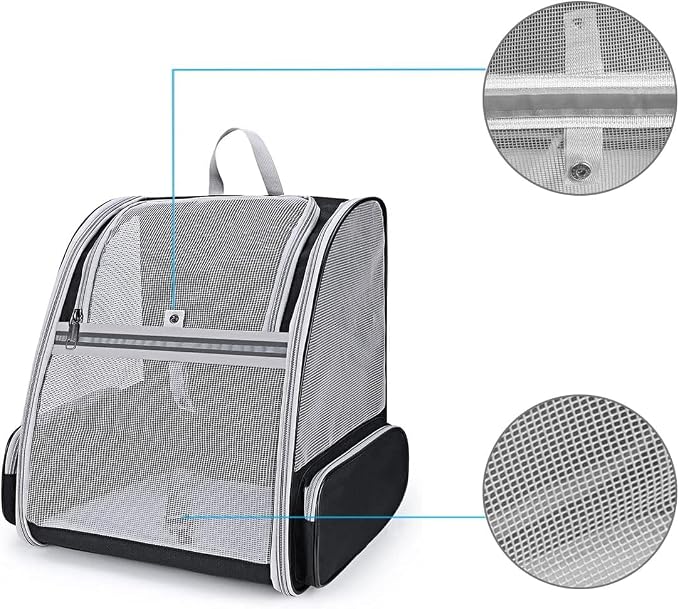 Cat Carrier Backpack, Dog Backpack, Ventilate Pet Cats Puppy Dogs Birds Bunny - Image 3