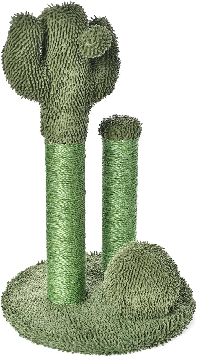 Amazon Basics Cat Scratching Post, Indoor Cactus Triple Posts by AmazonBasics