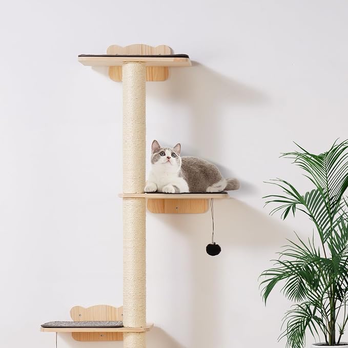 VEVOR 4 Tiers Cat Wall Furniture Set - Image 8